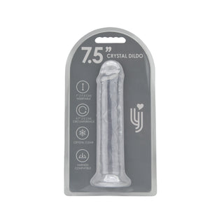 Loving Joy 7.5 Inch Suction Cup Dildo Clear