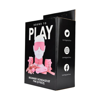 Bound to Play Beginner's Bondage Kit Pink (8 Piece)
