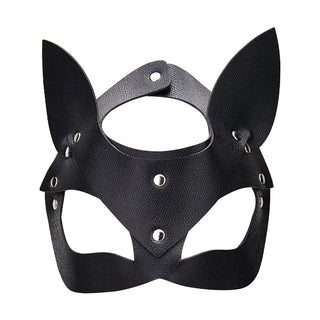 Bound to Play Kitty Cat Face Mask Black