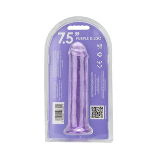 Loving Joy 7.5 Inch Suction Cup Dildo Purple