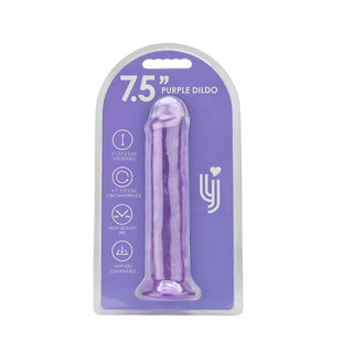 Loving Joy 7.5 Inch Suction Cup Dildo Purple