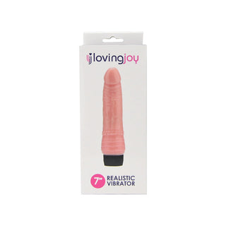 Loving Joy 7 inch Realistic Vibrator Vanilla