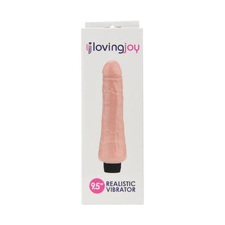 Loving Joy 9.5 inch Realistic Vibrator Vanilla
