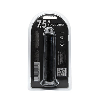 Loving Joy 7.5 Inch Suction Cup Dildo Black