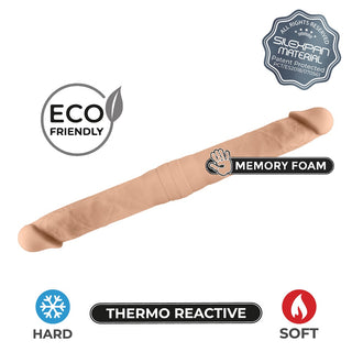 SilexD 15 Inch Realistic Dual Density Double Dong