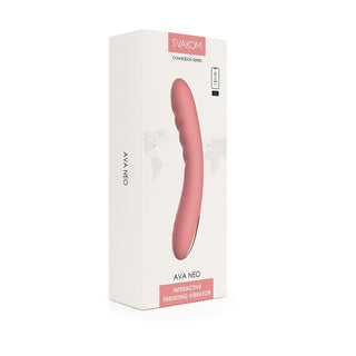 Svakom Ava Neo Interactive Thrusting Vibrator Pink